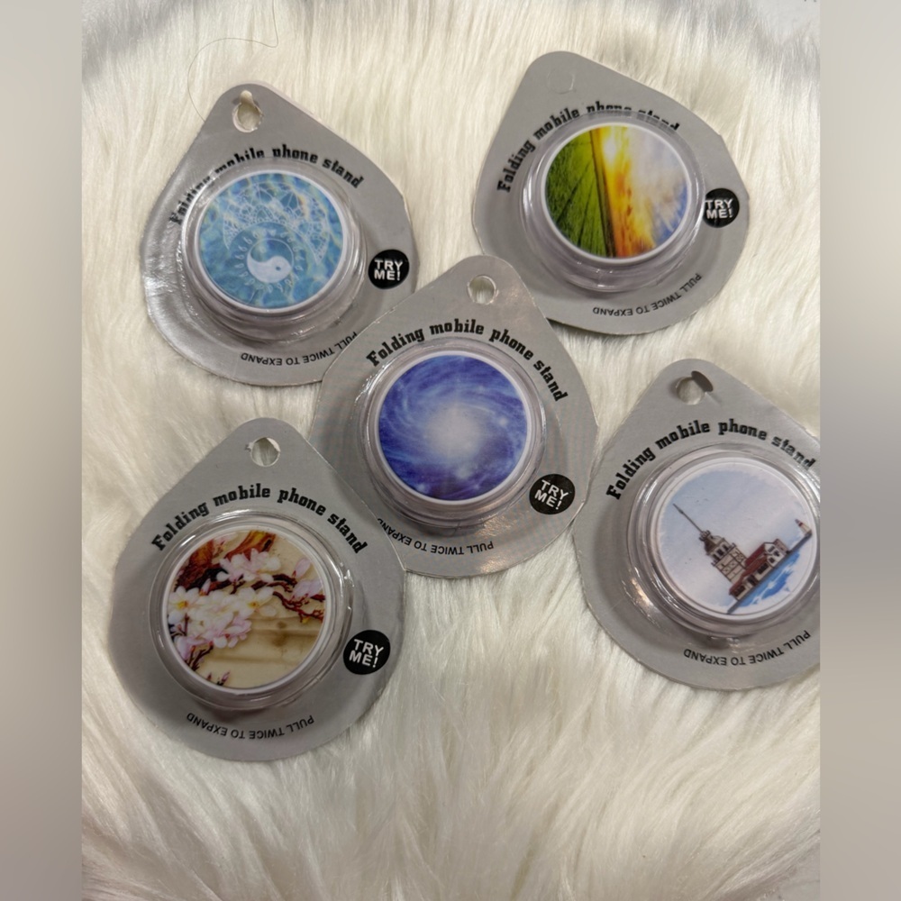 🩷5/$10 Assorted Phone Stands with Artistic Designs